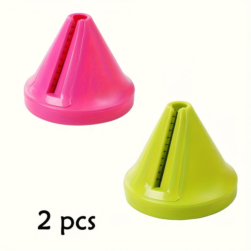 Ko‘p funksiyali oshxona mandolin kesgichlar to‘plami ABS materialidan tayyorlangan, aralash ranglarda. Sabzavotlarni maydalash, julien qilish va spiral shaklida kesish uchun ideal. 1, 2 yoki 4 ta bo‘lakli paketlarda mavjud.