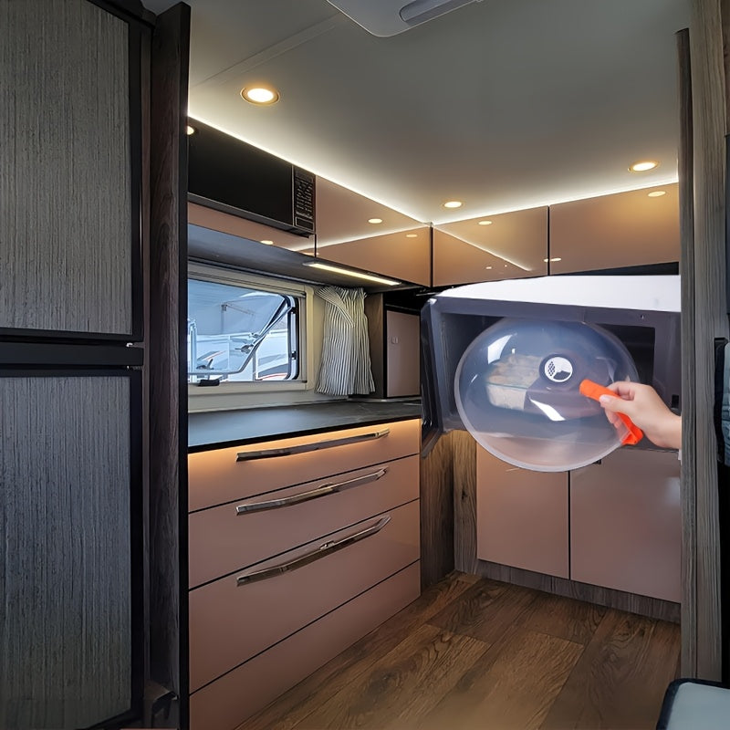 Mikroto'lqinli pech uchun oziq-ovqat qoplami, yog'ga chidamli splash guard, oshxona va tabiatda sayohat uchun