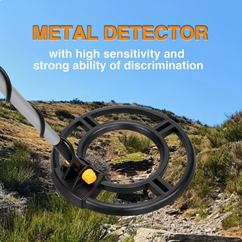 Metal Detector with LCD Display and 3-Tone Audio for Treasure Hunting Beachcombing and Archaeology