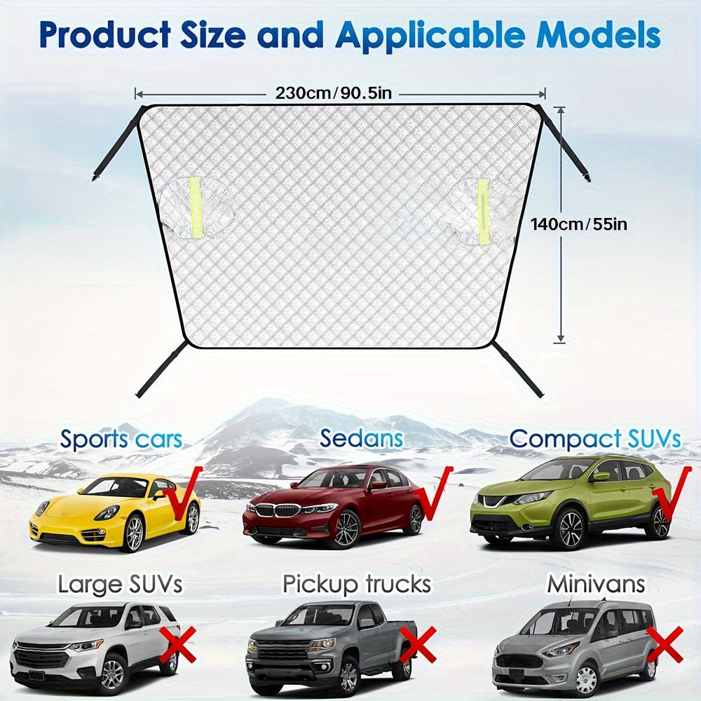 Car Snow Cover UV Frost Windshield Protector for Cars and SUVs