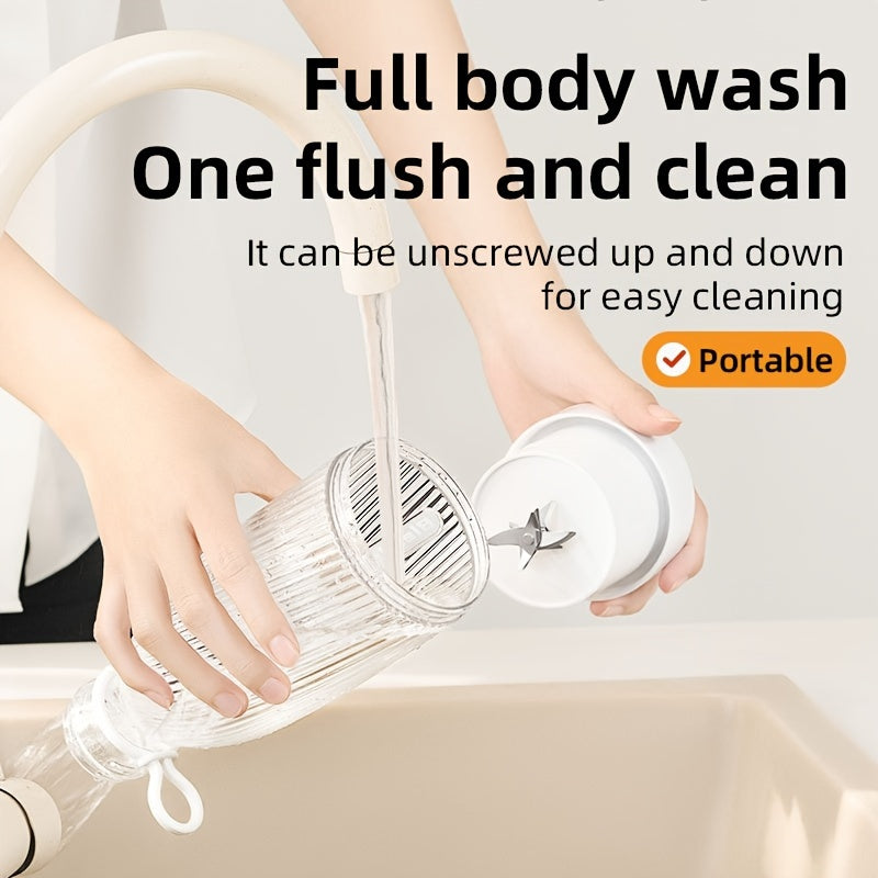 Wireless Mini Fruit Juicer Portable USB Rechargeable Juicing Device