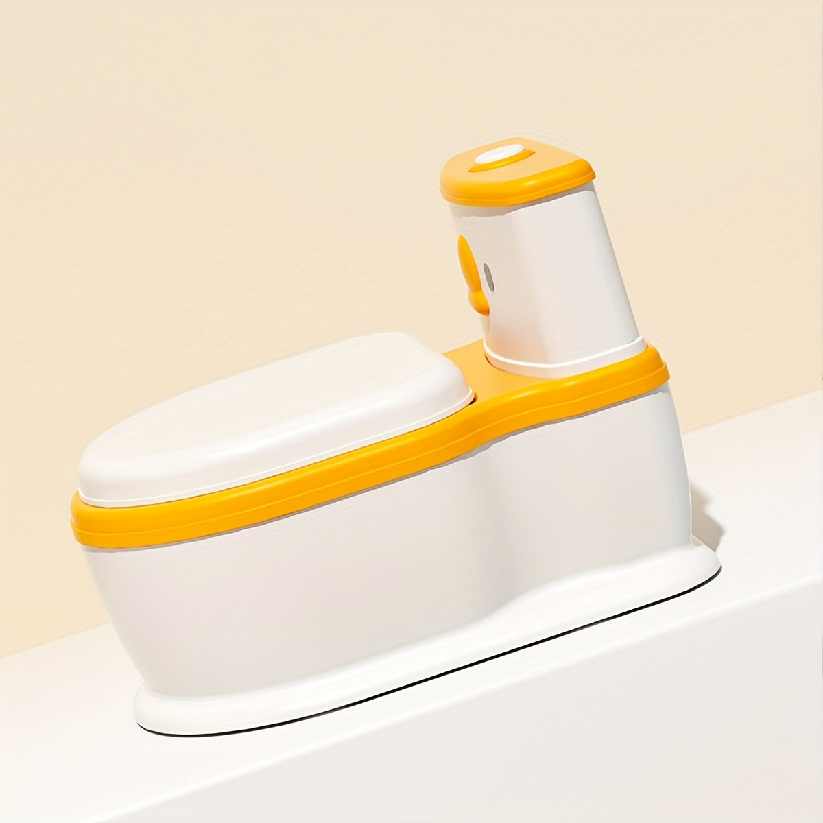 "Bolalar uchun sariq o'rdak dizayni potty stuli, mustahkam PP materialidan tayyorlangan, qopqoq bilan o'qitish hojatxonasi o'rindig'ini o'z ichiga oladi, 3-6 yoshdagi bolalar uchun mos, potty o'qitish uchun hammom o'rindig'i."