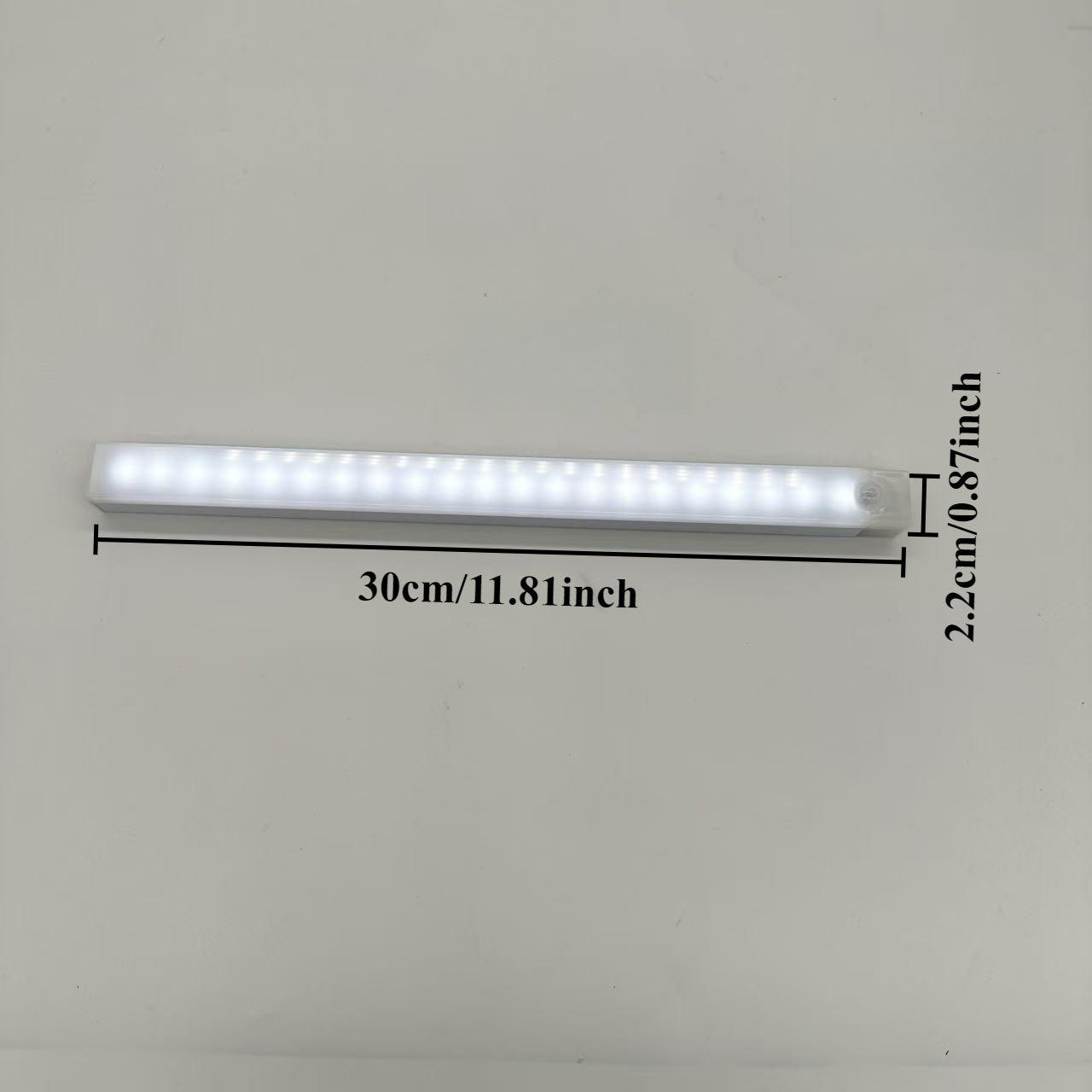 8pcs LED Motion Sensor Cabinet Lights USB Rechargeable Lithium Polymer Battery Indoor Wardrobe Kitchen Shelf Staircase Corridor