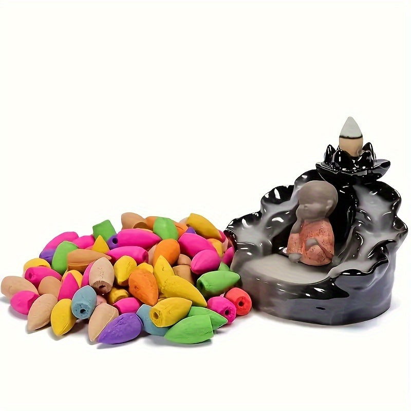 Assorted Scented Incense Cones in Red Lavender Sandalwood Agarwood 50 100 300 Pieces