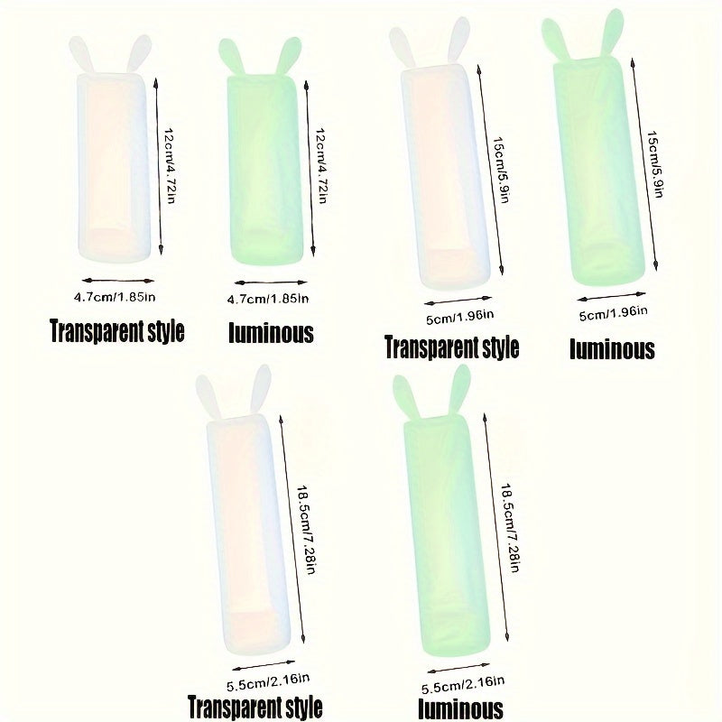 Пылезащитный и ударопрочный чехол для пульта дистанционного управления с ушками кролика для ночника и телевизора кондиционера.