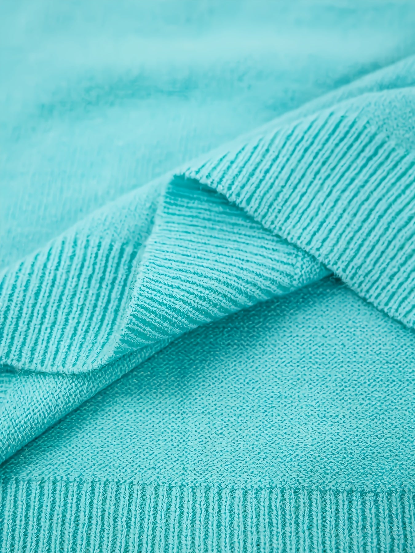 Plus Size Women's Elegant High Neck Sweater Soft Stretch Long Sleeve Autumn Winter Wear