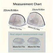 Bolsa de malla para zapatos con organizador de cremallera para viaje y almacenamiento