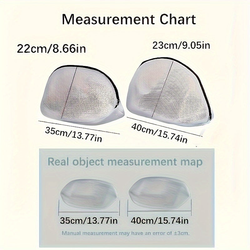 Mesh Laundry Shoe Bag with Zipper Organizer for Travel and Storage