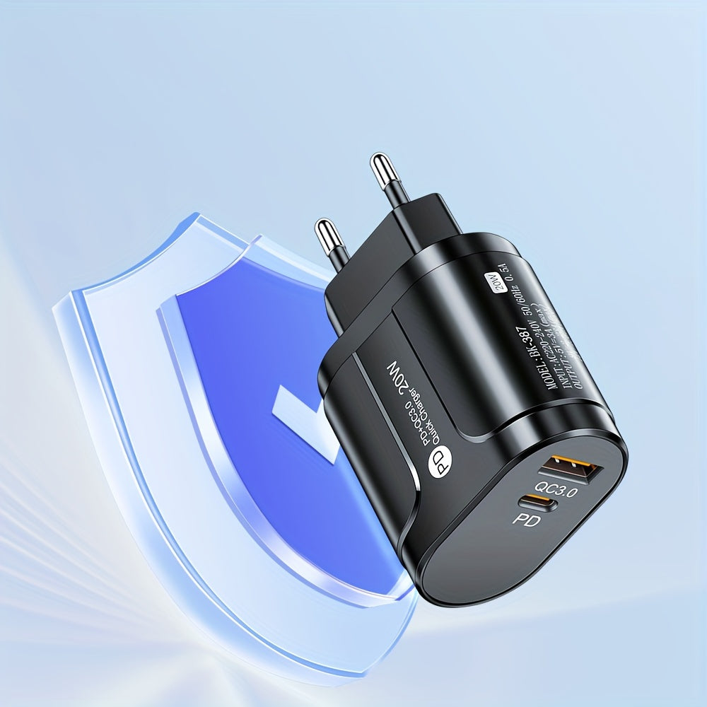 20W USB C Charger for iPhone 15/14/13/12 Fast Charging Travel Adapter with Quick Charge Plug