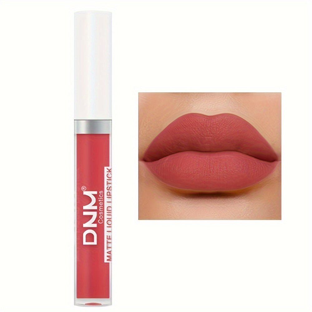 Brillo de labios mate a prueba de agua de larga duración para mujer con múltiples colores