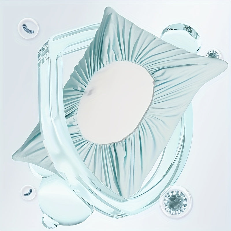 Set of Two Disposable Travel Pillow Covers Non-Woven Stain-Resistant Washable for Hotels Camping