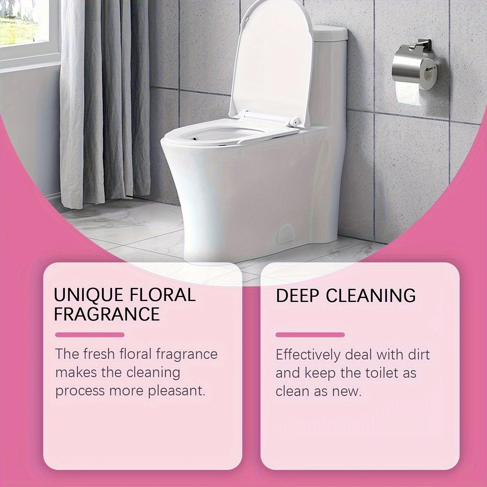 Toilet Cleaner for Urine Stains and Odors, Bathroom Disinfectant, Fresh Scent