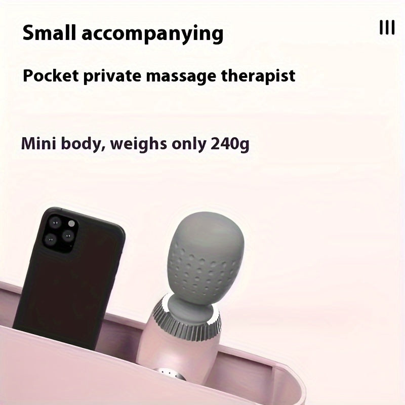 Portable Handheld Massager Deep Tissue Vibration Rechargeable for Neck Back Legs