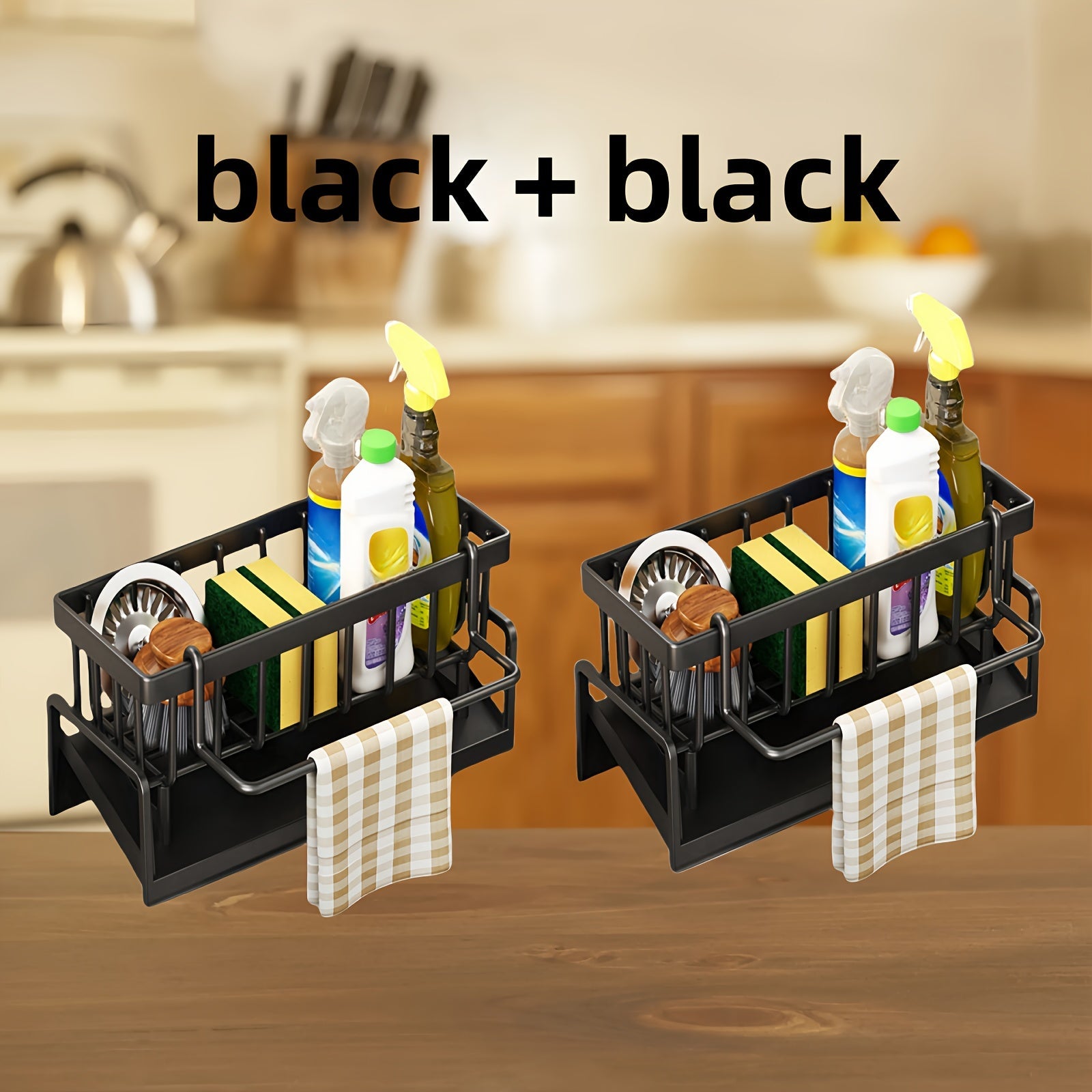 Multifunctional Kitchen Storage Rack Draining Space-Saving Large Capacity