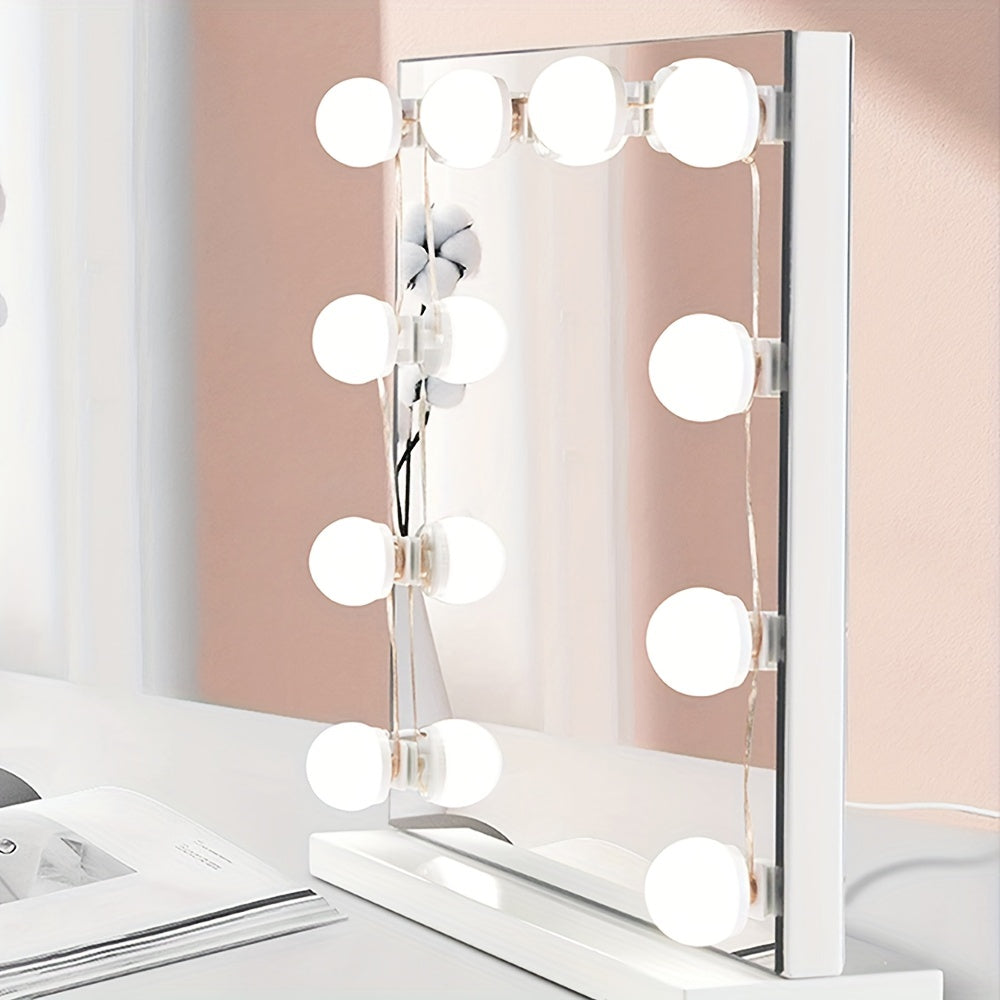 Dimmable LED Vanity Mirror Lights for Makeup and Bathroom Mirrors Plastic Modern Polished Up-Style Sconce