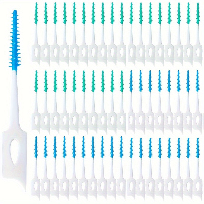 40/200pcs Dental Interdental Floss Brush Cleaners for Teeth Braces and Detail Cleaning