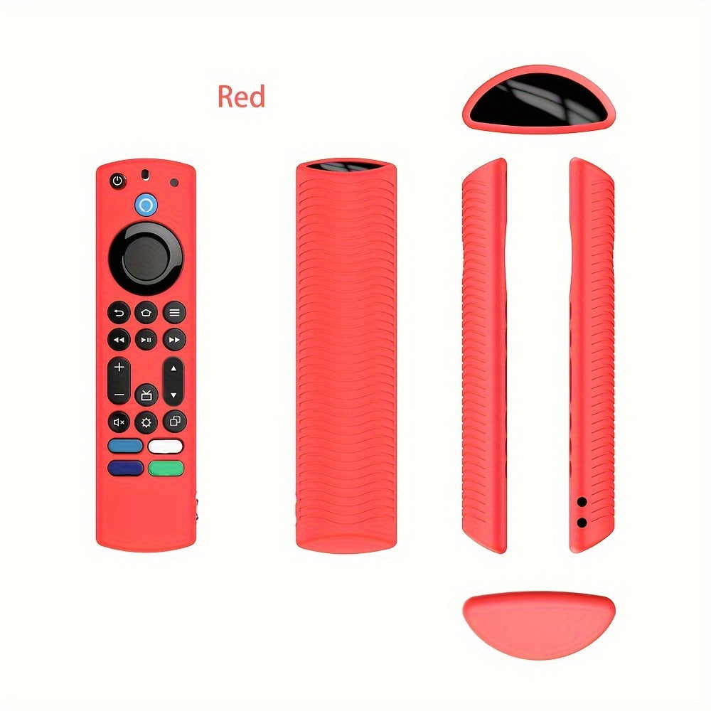 Funda de silicona para control remoto de Fire TV Omni y 4-Series con cordón