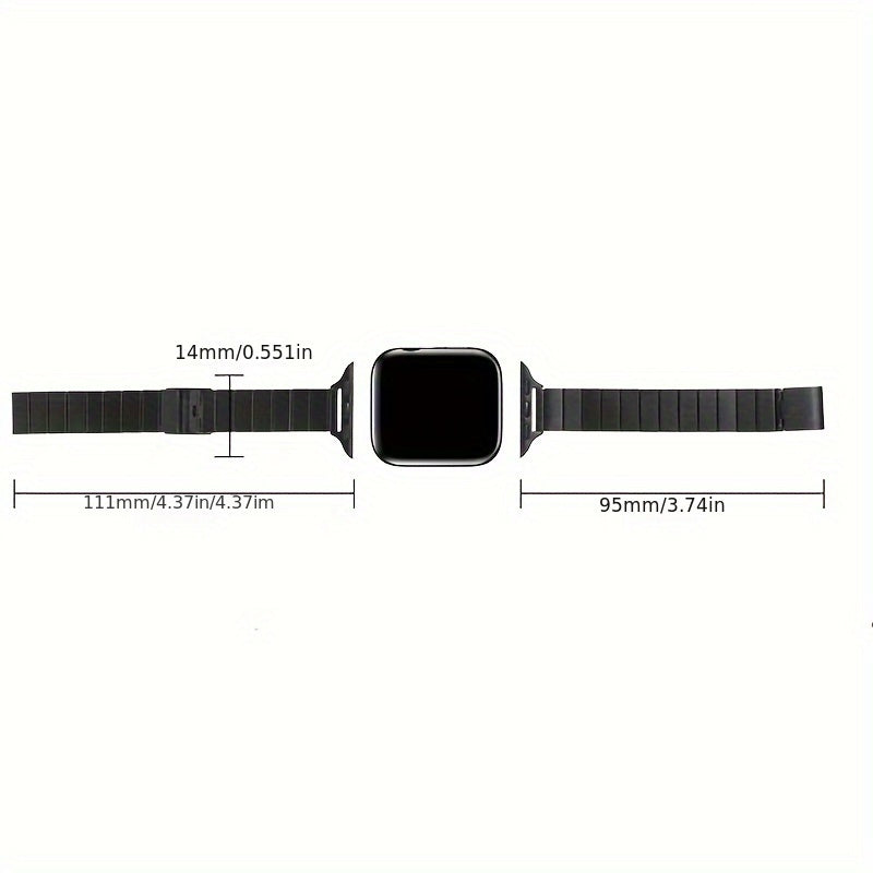 Stainless Steel Watchband for Apple Watch 38mm-49mm Compatible with Series and SE