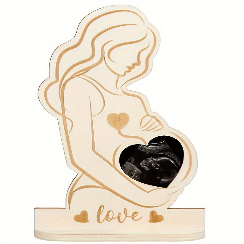 Ultrasound Photo Frame Decorative Sign for Baby Announcement 1 Piece