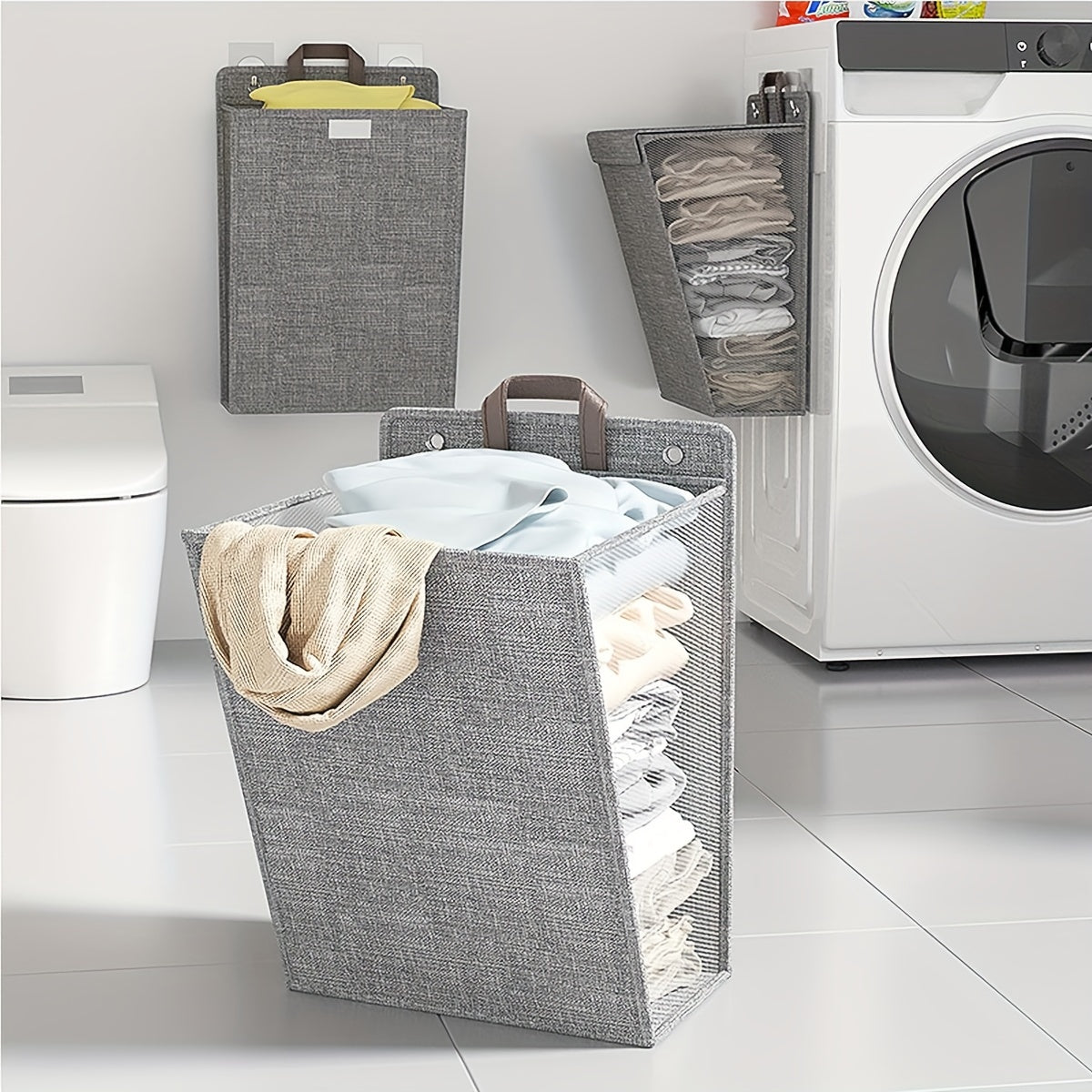 Wall-Mounted Laundry Basket for Home Storage 1 Piece