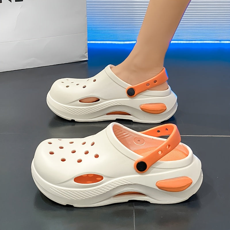 Women's Padded Slip-On Beach Sandals Summer Non-slip Thick Sole Shoes