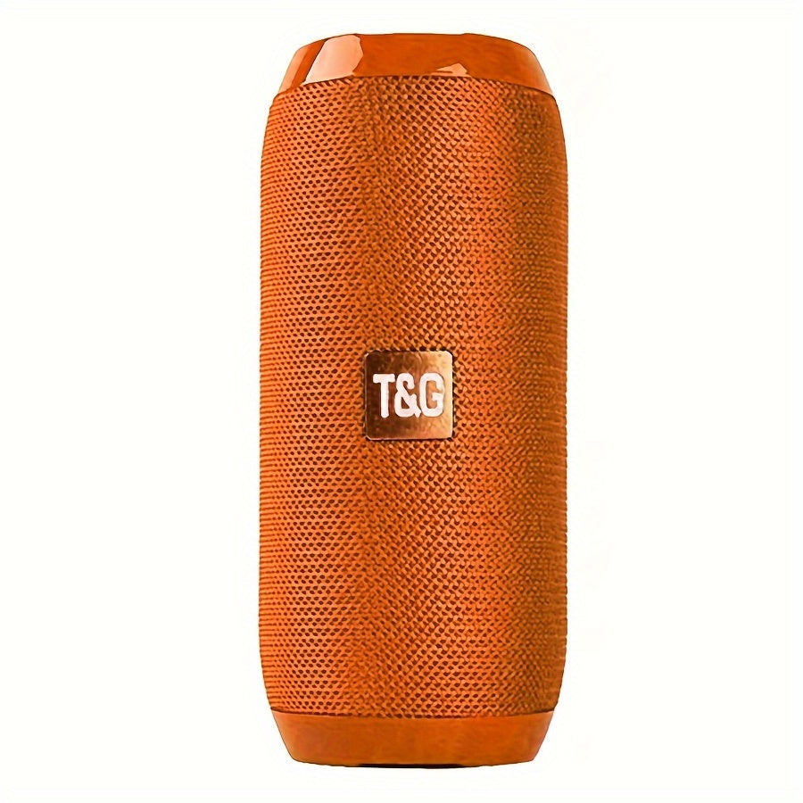Portable Wireless Speaker with TWS Stereo, Built-in Mic, FM Radio, TF Card and USB Playback