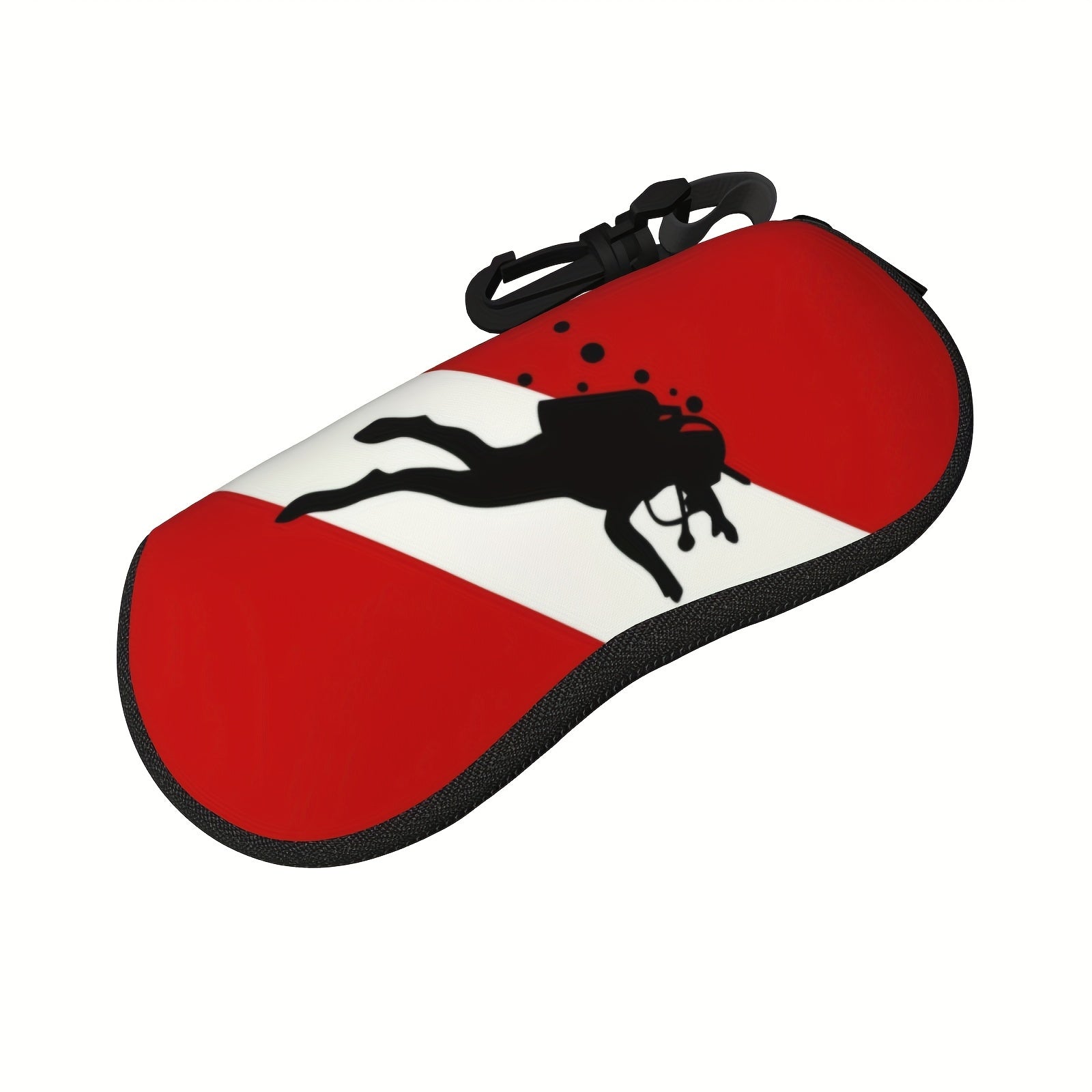 Waterproof Neoprene Eyewear Case with Keychain for Men and Women