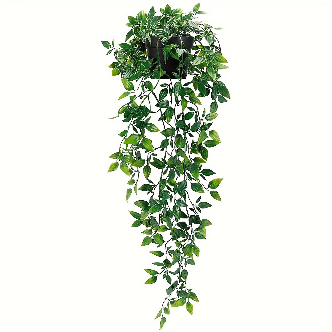 Artificial Hanging Plants Fake Potted Greenery Eucalyptus Pothos Ivy for Home Garden Decor