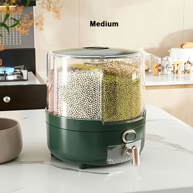 Large Capacity Plastic Grain Storage Container Moisture-Proof Insect-Proof Reusable