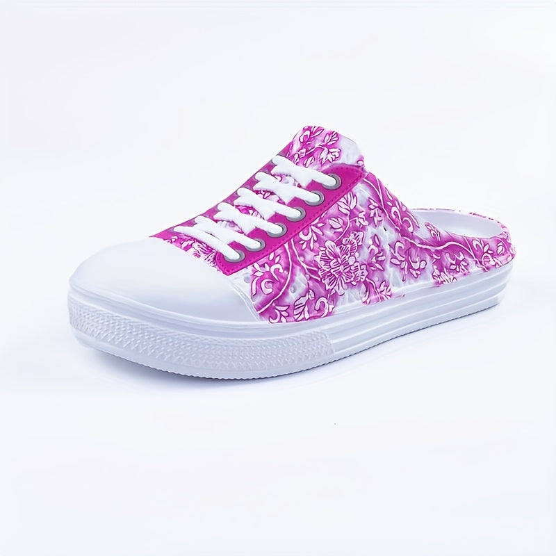 Women’s Floral Garden Clogs Lightweight Breathable Summer Shoes
