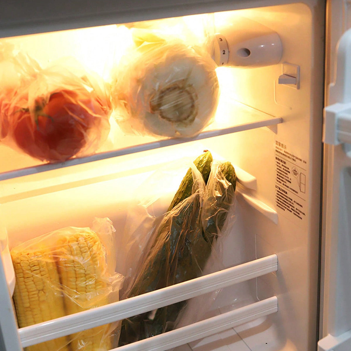 Oziq-ovqat sifatli qalin plastmassadan tayyorlangan 100 ta yangi saqlash sumkasi, vest uslubida oshxona paketlash uchun. Katta, o'rta va kichik o'lchamlarda mavjud. Uy-ro'zg'or saqlash uchun bardoshli PC materialidan tayyorlangan.