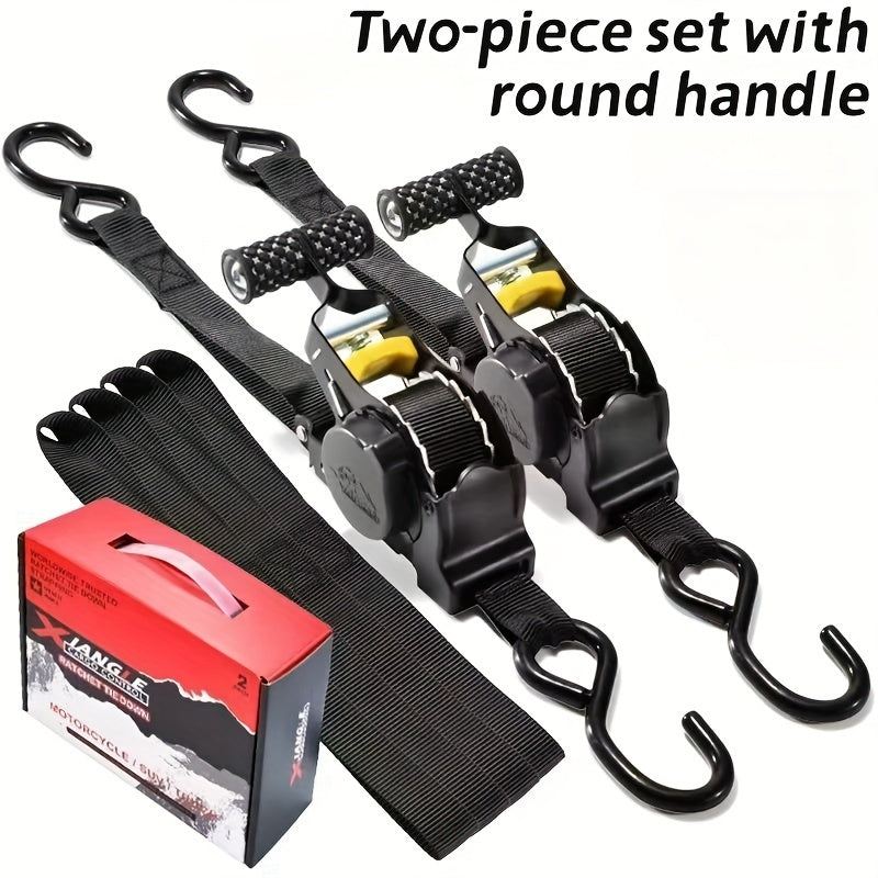 Correa de carga retráctil de acero para motocicleta, duradera, para asegurar equipaje