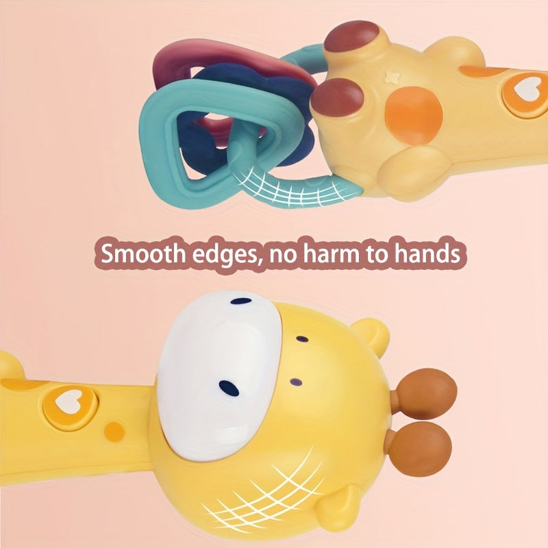 Baby Teething Toy Bundle with Rattles and Plush Rings for Infants