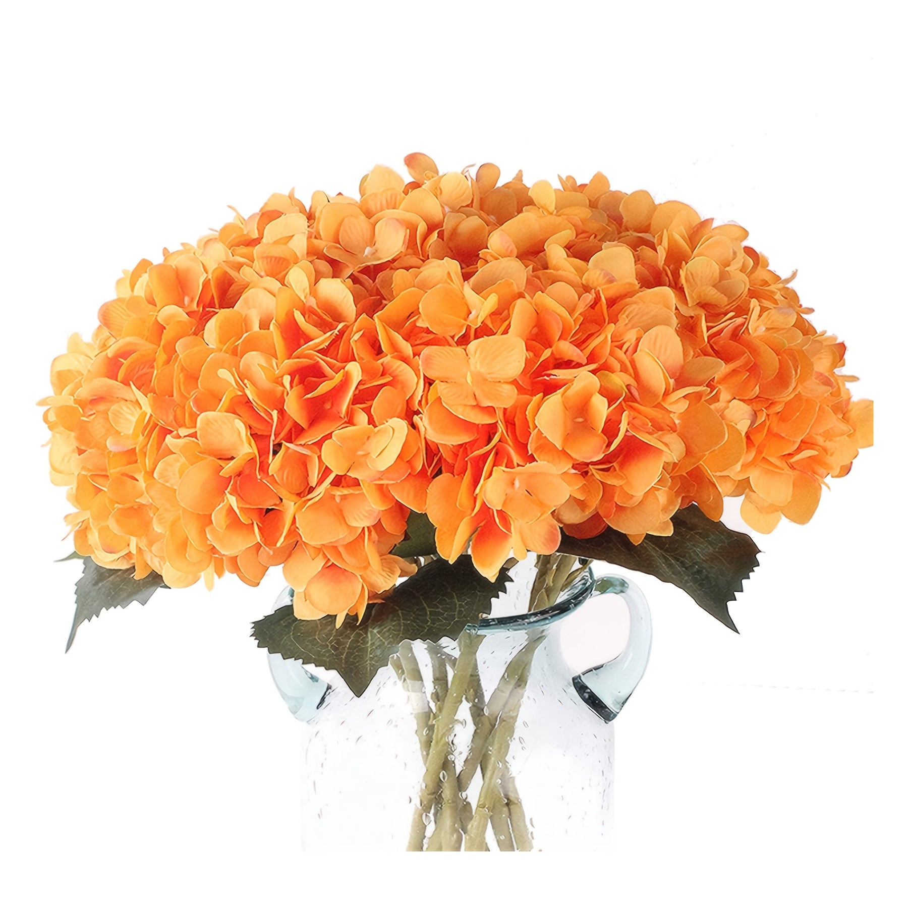 Six Realistic Silk Hydrangea Bouquets for Home Weddings and Parties