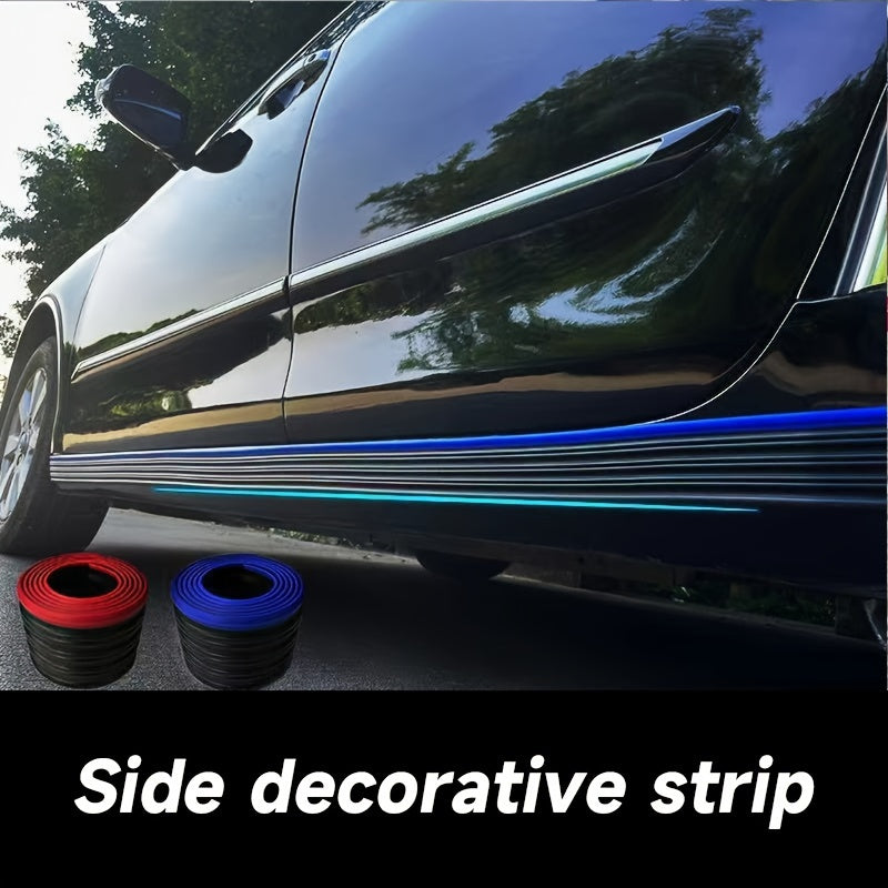 Universal Car Side Skirt Anti-Collision Scratch Guard Mud Flap Edge Protector