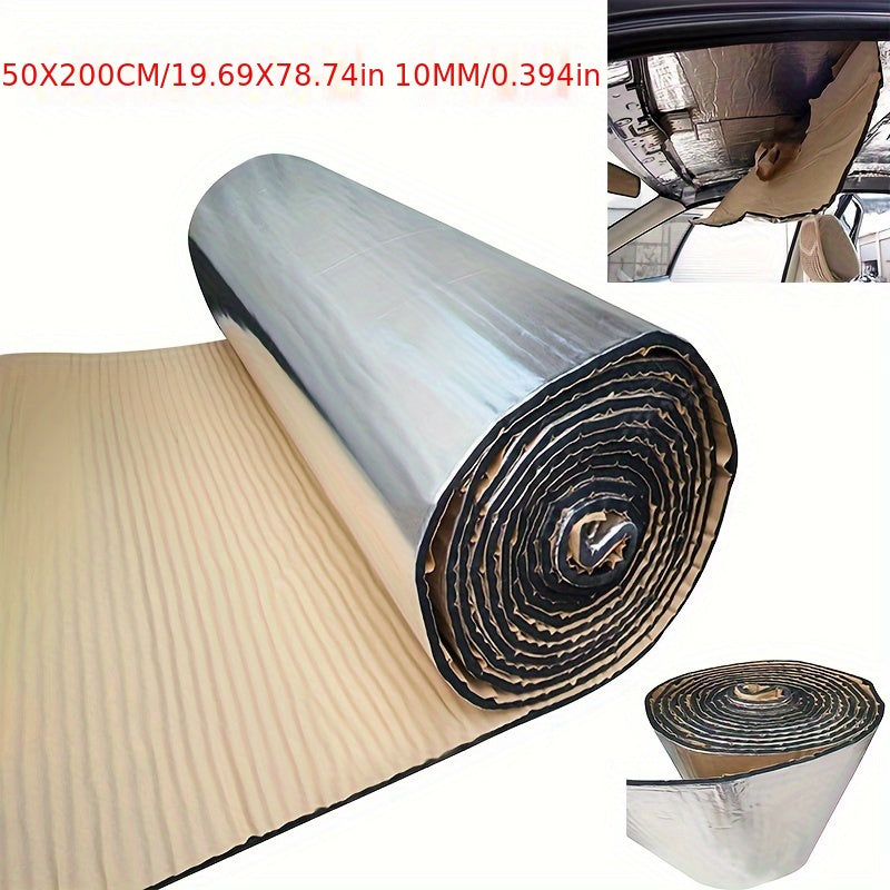 Car Heat Insulation Mat 5mm 10mm Aluminum Foil Soundproof Car Bonnet