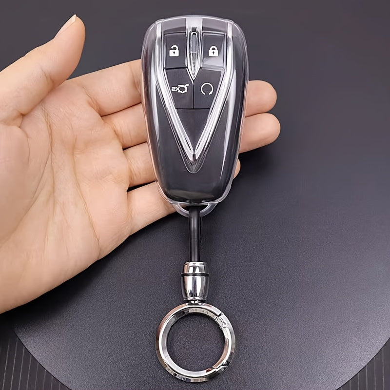 Unisex TPU Key Cover for Car Fob Full Protection Shockproof Durable