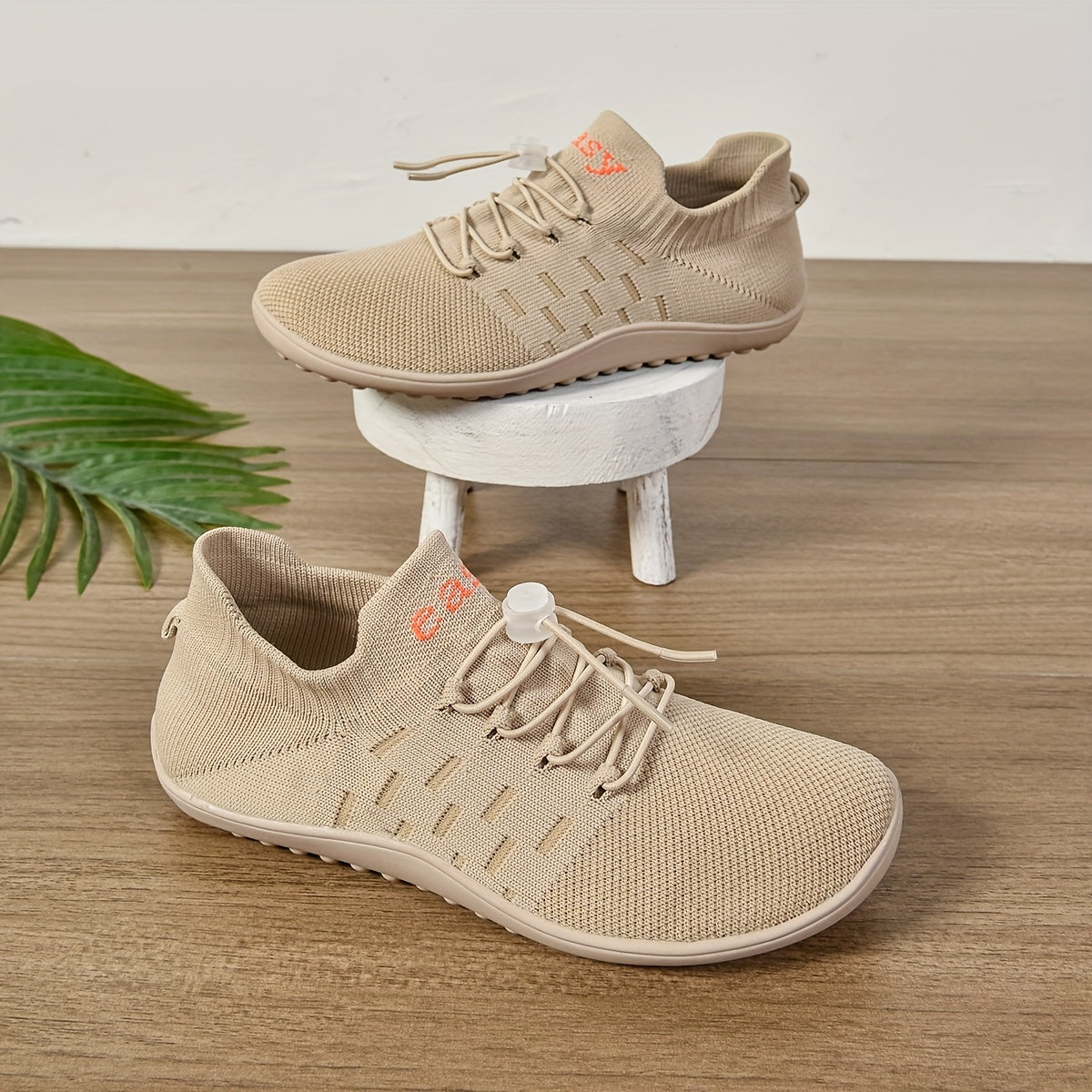 Women Lightweight Casual Slip-On Sneakers Breathable Fabric All-Season