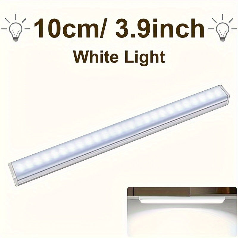 LED Cabinet Light with Motion Sensor USB Rechargeable Wireless Night Light Strips for Indoor Use