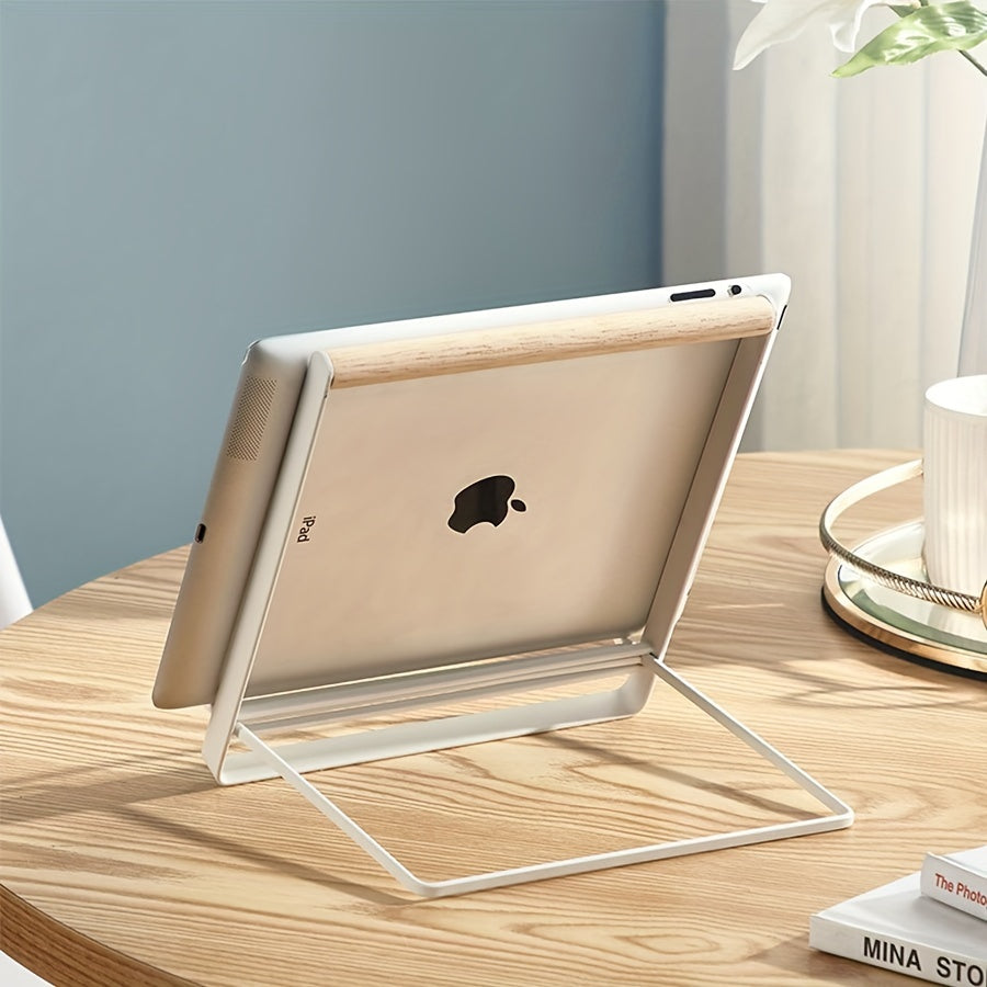 Telefon va planshet uchun portativ metall stend - oshpazlik, tomosha qilish, o'rganish va onlayn o'qish uchun ko'p funksiyali, yig'iladigan dizayn