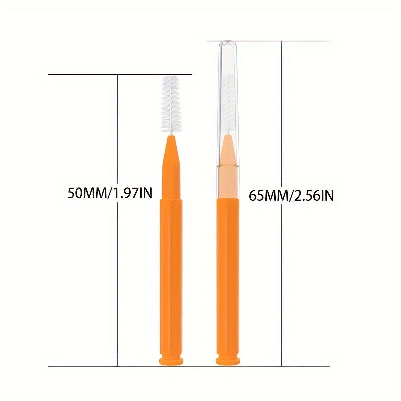 Interdental Brush I-Shaped Straight Bracket 30Pcs Pack Tooth Cleaner