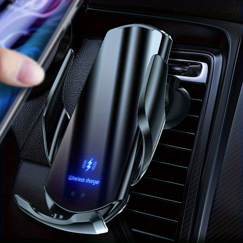 Wireless Car Phone Holder Universal Magnetic Charger Dock Durable Plastic