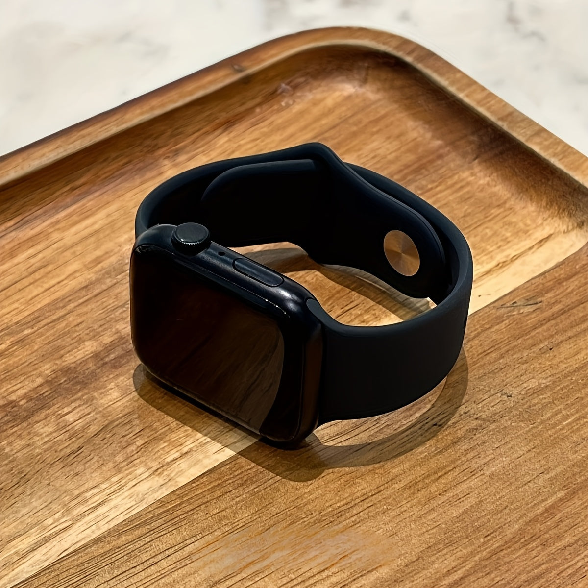 Breathable Silicone Watch Band for Apple Watch Series 1-10 SE Ultra 38mm-49mm Adjustable Strap