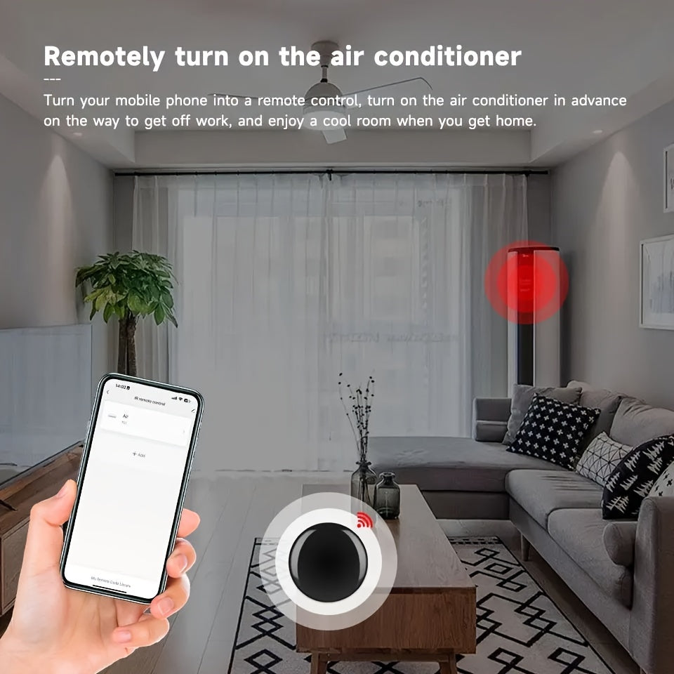WiFi IR Universal Remote Control with Timer Voice Assistant Support for Smart Home Devices
