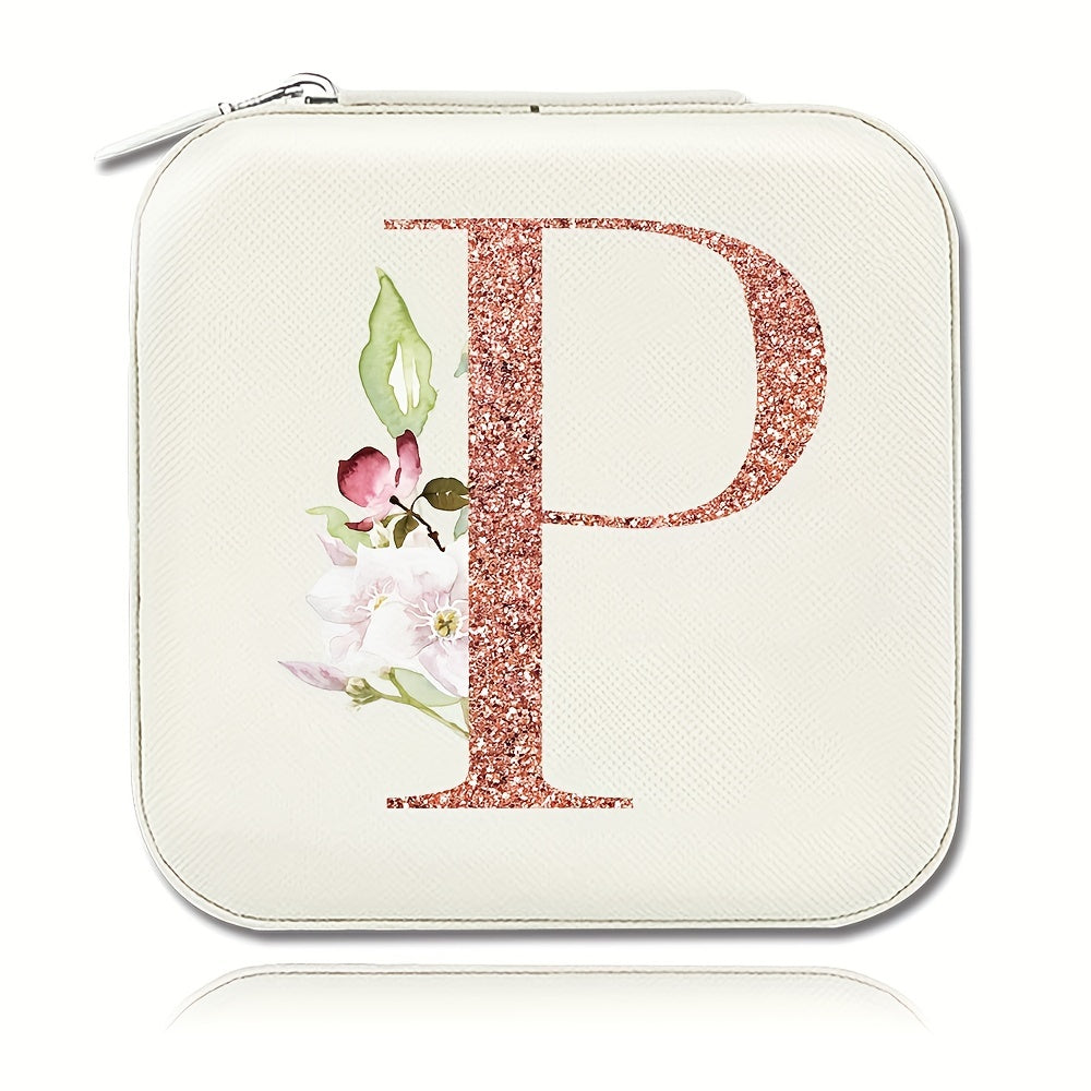 Шкатулка для хранения украшений для колец, ожерелий и гвоздиков, компактный дорожный органайзер