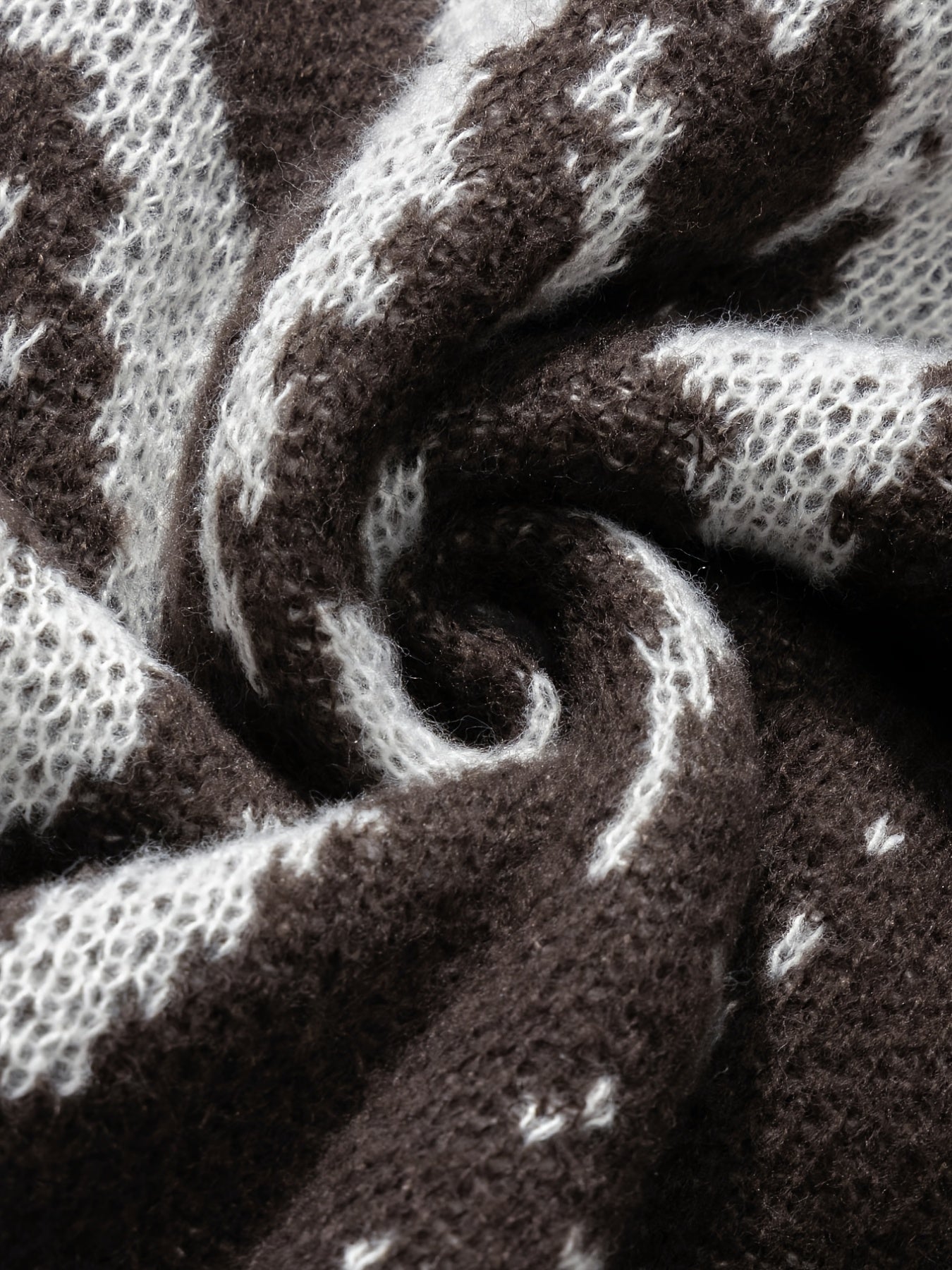 Men's Knit Sweater with Starry Graphic Print Plus Size Casual Pullover