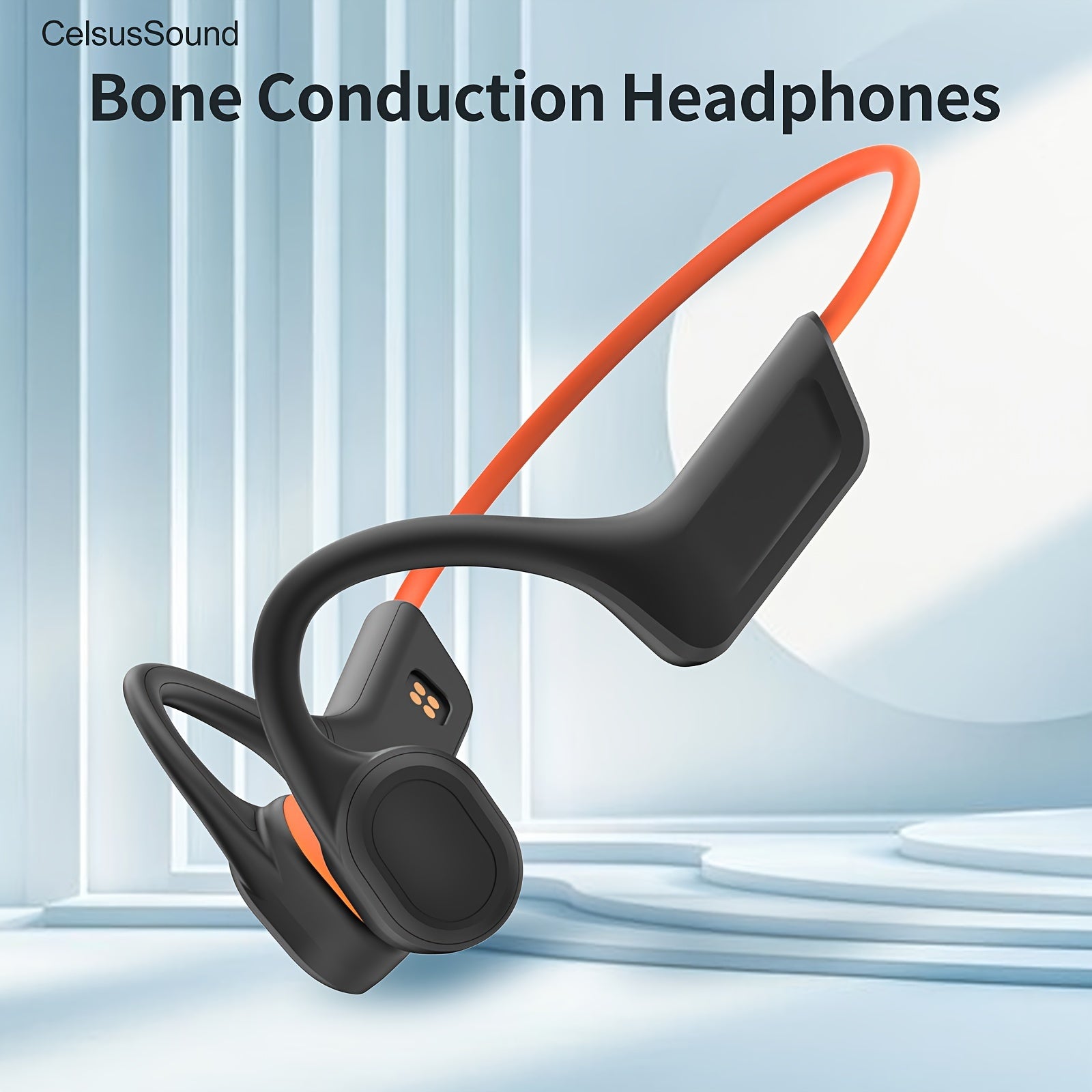 Bone Conduction Headphones Wireless Sweat-Resistant Open-Ear for Active Use