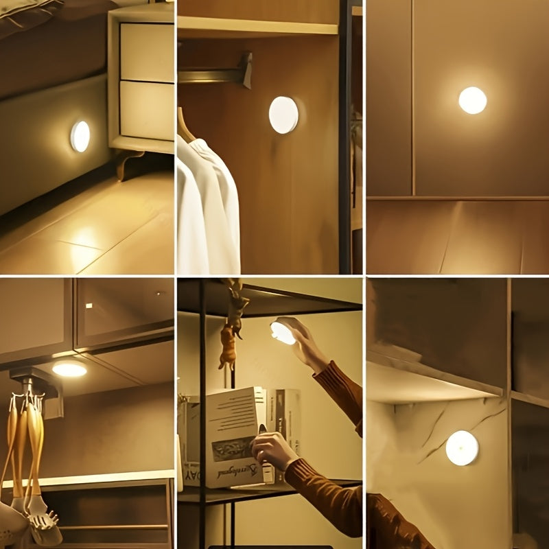 Rechargeable Motion-Activated LED Night Light for Bedroom Stairs Dorms