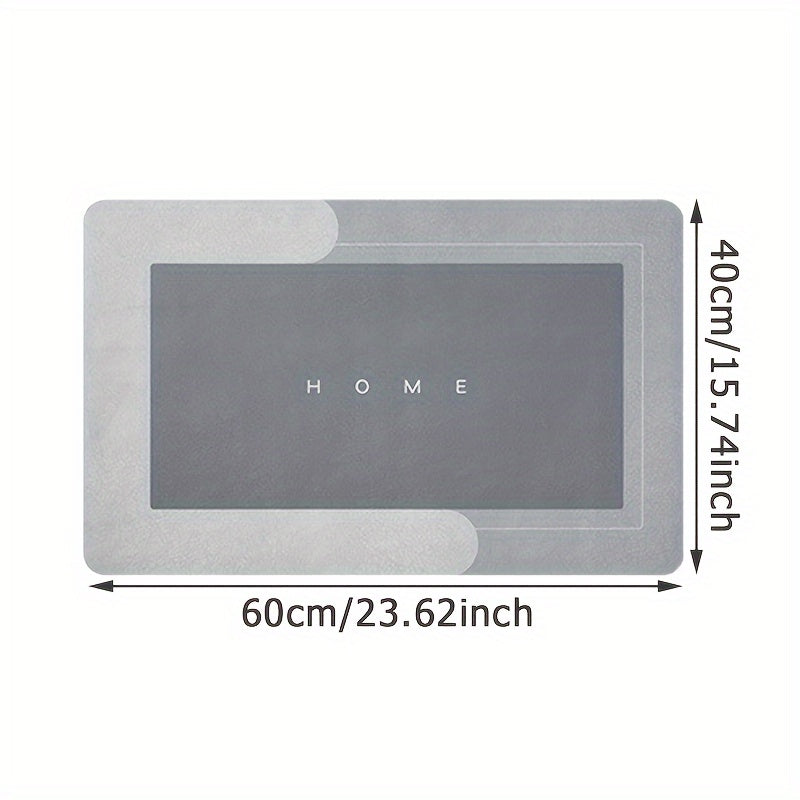 Ultra-absorbent 1 dona Diatom Loy Oshxona Gilami tabiiy kauchuk asosida, sirpanmaydigan yuzasi, tozalash oson. Oshxonalar, hammomlar, kirish joylari uchun mukammal. Qora rangda va bir nechta o'lchamlarda mavjud. Pol uchun ajoyib.