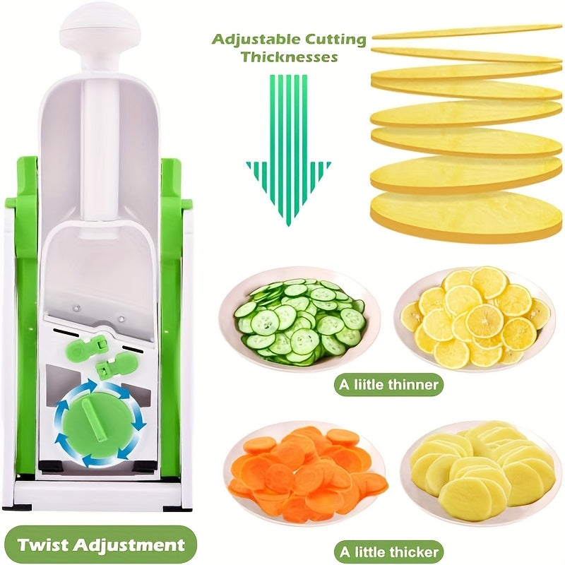 Vegetable Slicer for Kitchen, Handheld Food Chopper, Easy to Use